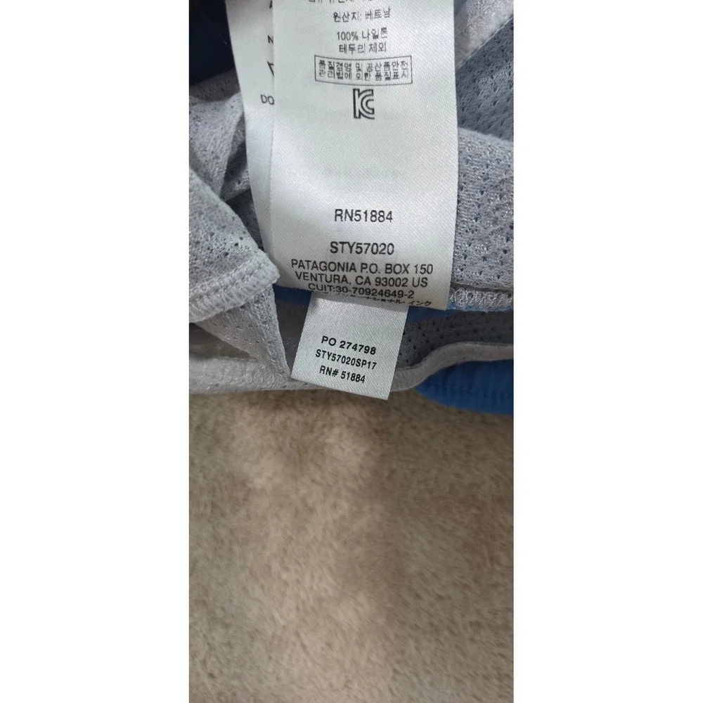 Patagonia Baggies Shorts men size Large (XL) Blue Lined 5